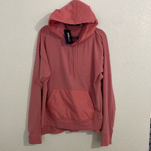 NWT-RLX- Ralph Lauren-Hybrid Performance Fleece Hoodie Desert Rose- Size XL - Picture 4 of 14